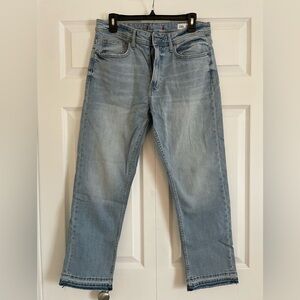 Zara Faded Blue Straight Jeans